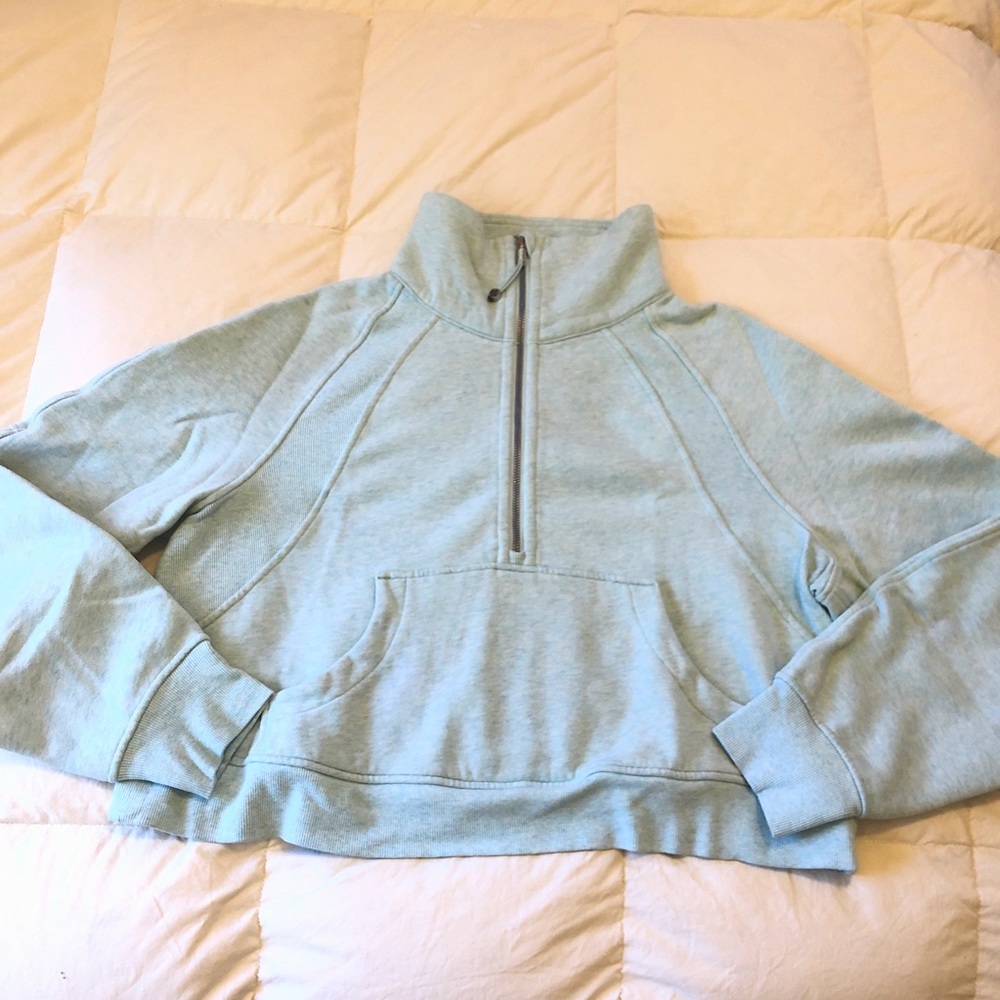 Lululemon Cropped Scuba Funnel Neck